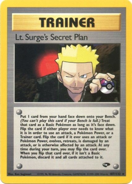 Lt. Surge's Secret Plan (107/132) [Gym Challenge Unlimited] | Pegasus Games WI