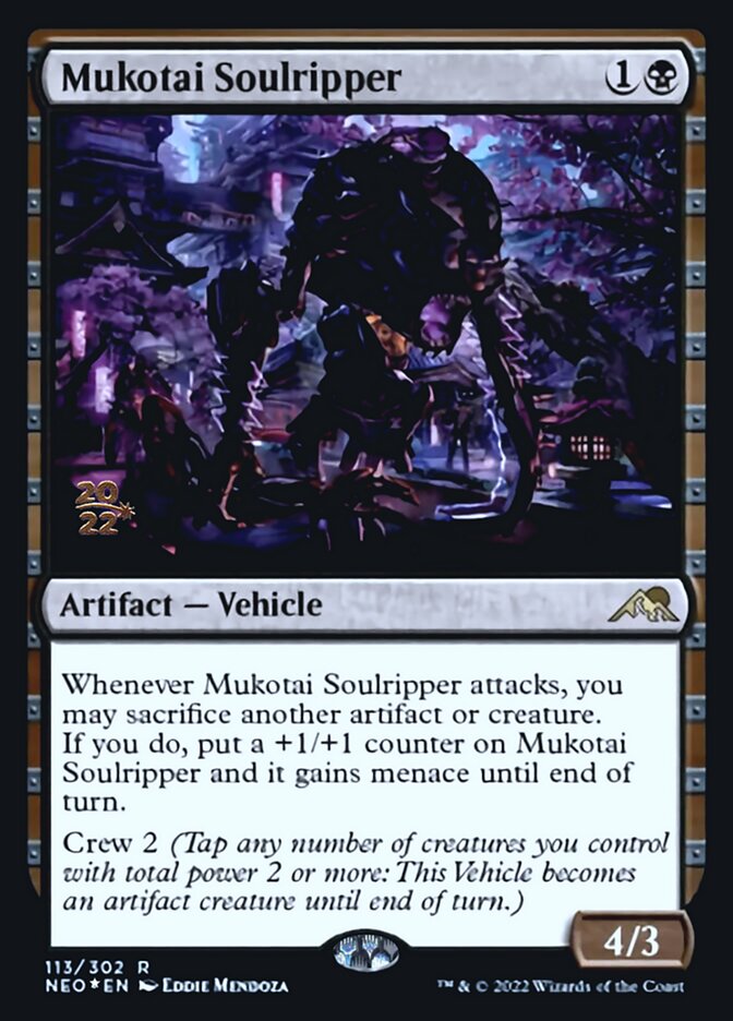 Mukotai Soulripper [Kamigawa: Neon Dynasty Prerelease Promos] | Pegasus Games WI