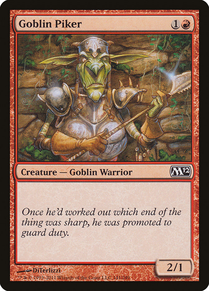 Goblin Piker [Magic 2012] | Pegasus Games WI