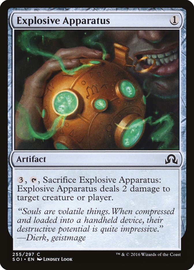 Explosive Apparatus [Shadows over Innistrad] | Pegasus Games WI