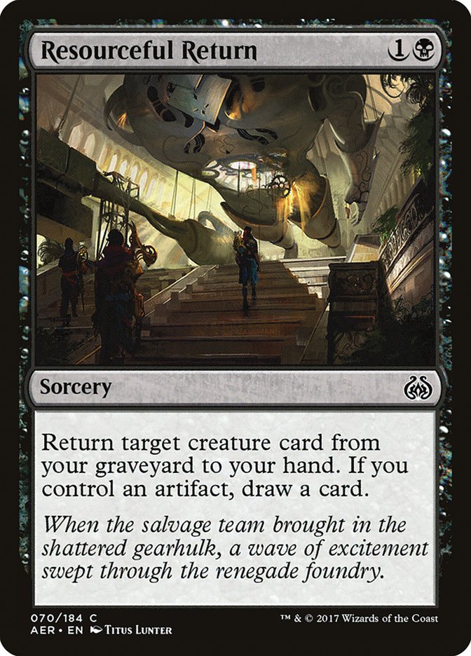 Resourceful Return [Aether Revolt] | Pegasus Games WI