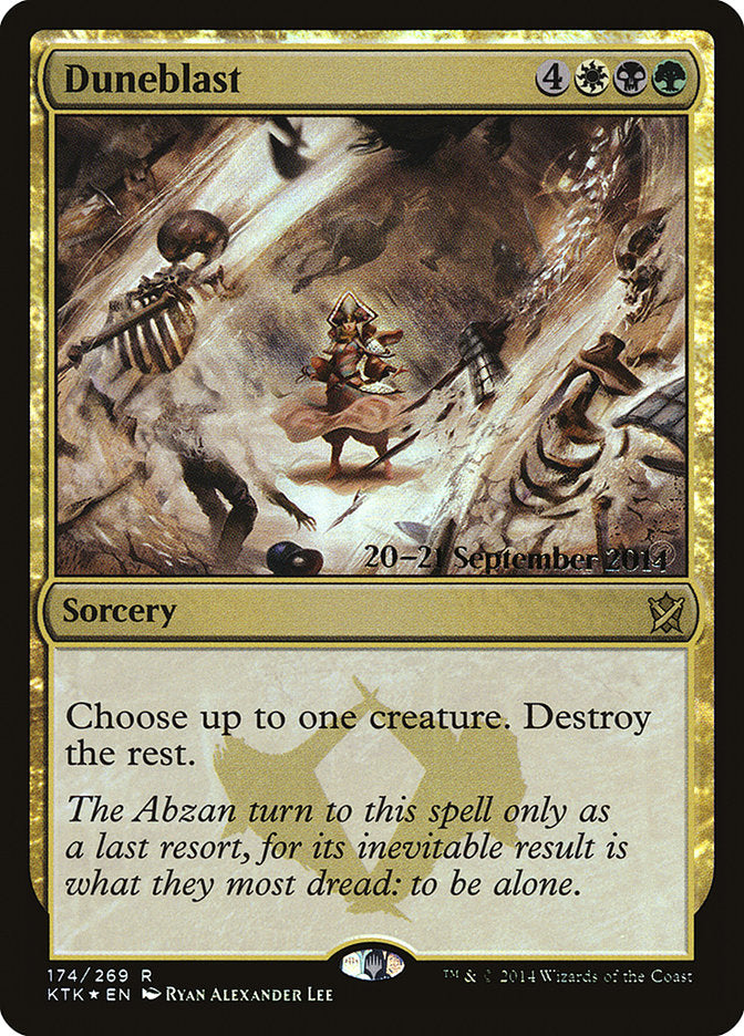 Duneblast [Khans of Tarkir Prerelease Promos] | Pegasus Games WI