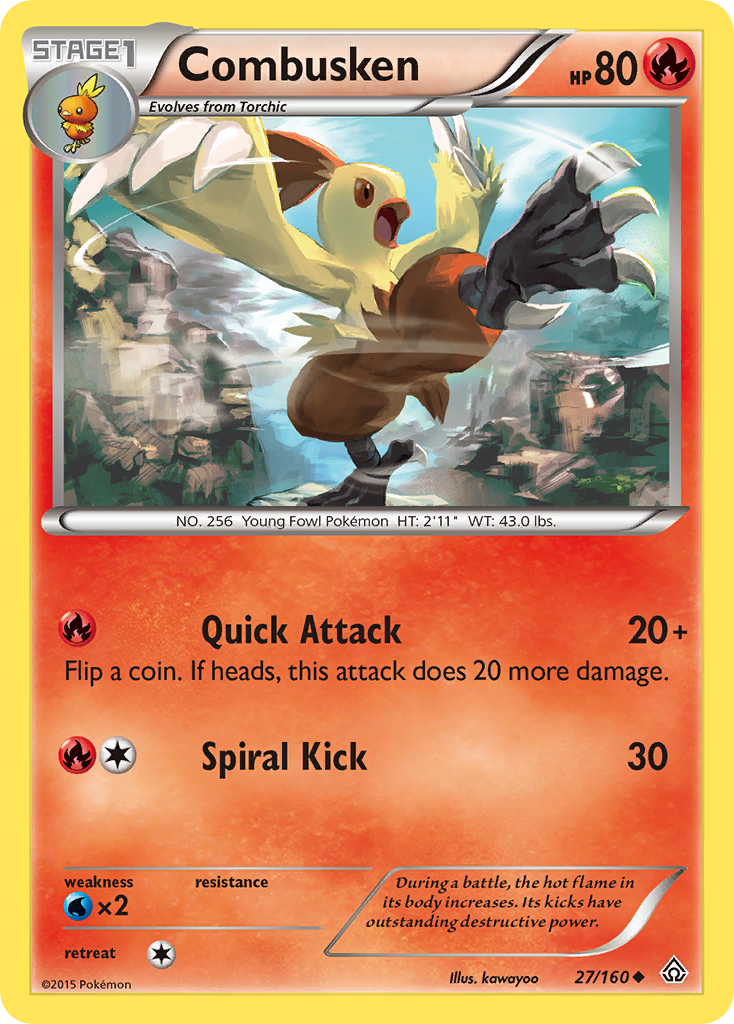 Combusken (27/160) [XY: Primal Clash] | Pegasus Games WI