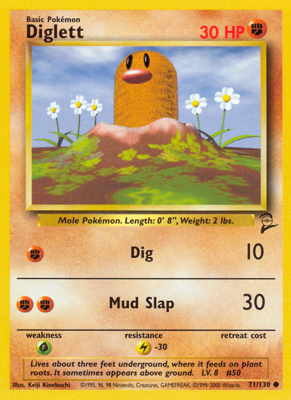 Diglett (71/130) [Base Set 2] | Pegasus Games WI