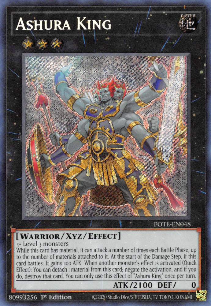 Ashura King [POTE-EN048] Secret Rare | Pegasus Games WI