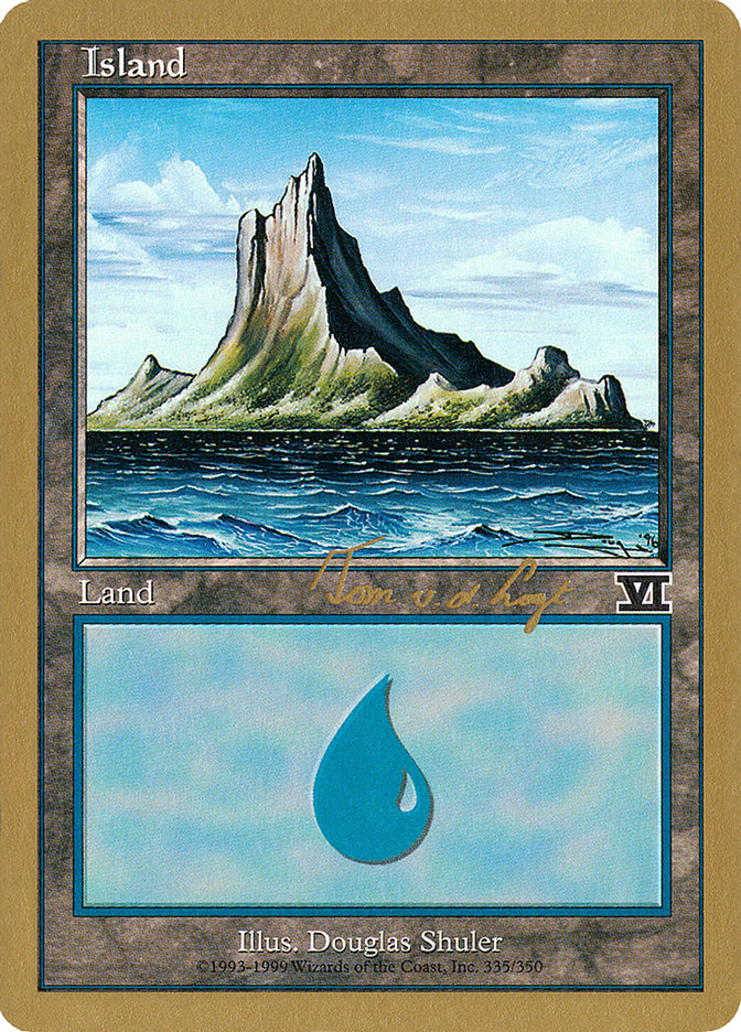 Island (tvdl335) (Tom van de Logt) [World Championship Decks 2000] | Pegasus Games WI