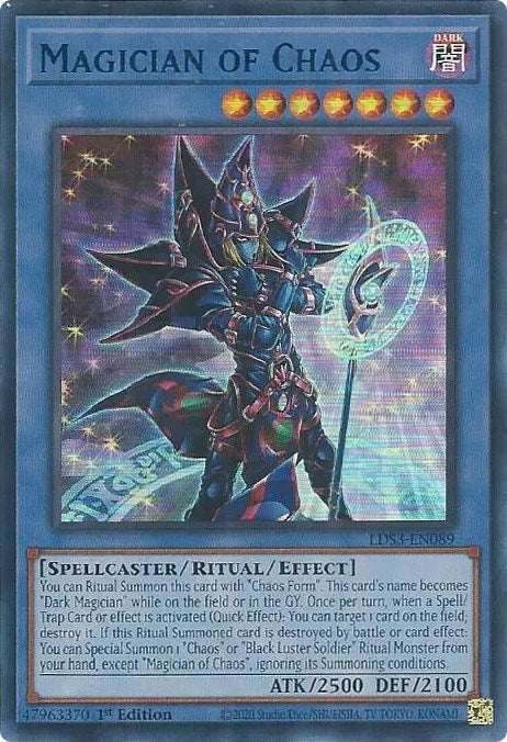 Magician of Chaos (Blue) [LDS3-EN089] Ultra Rare | Pegasus Games WI