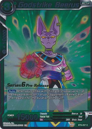 Godstrike Beerus (Destroyer Kings) [BT6-057_PR] | Pegasus Games WI