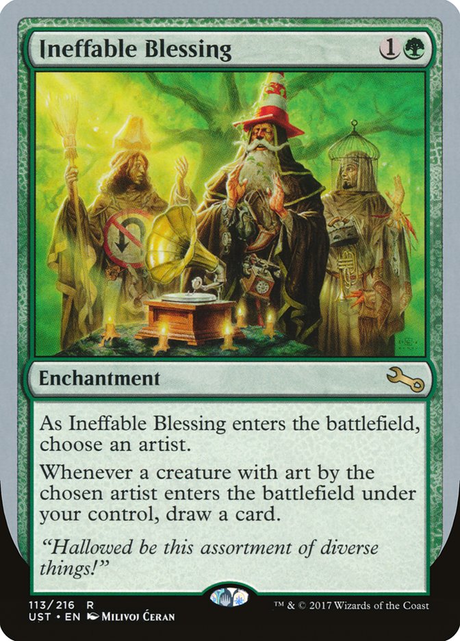 Ineffable Blessing ("choose an artist") [Unstable] | Pegasus Games WI