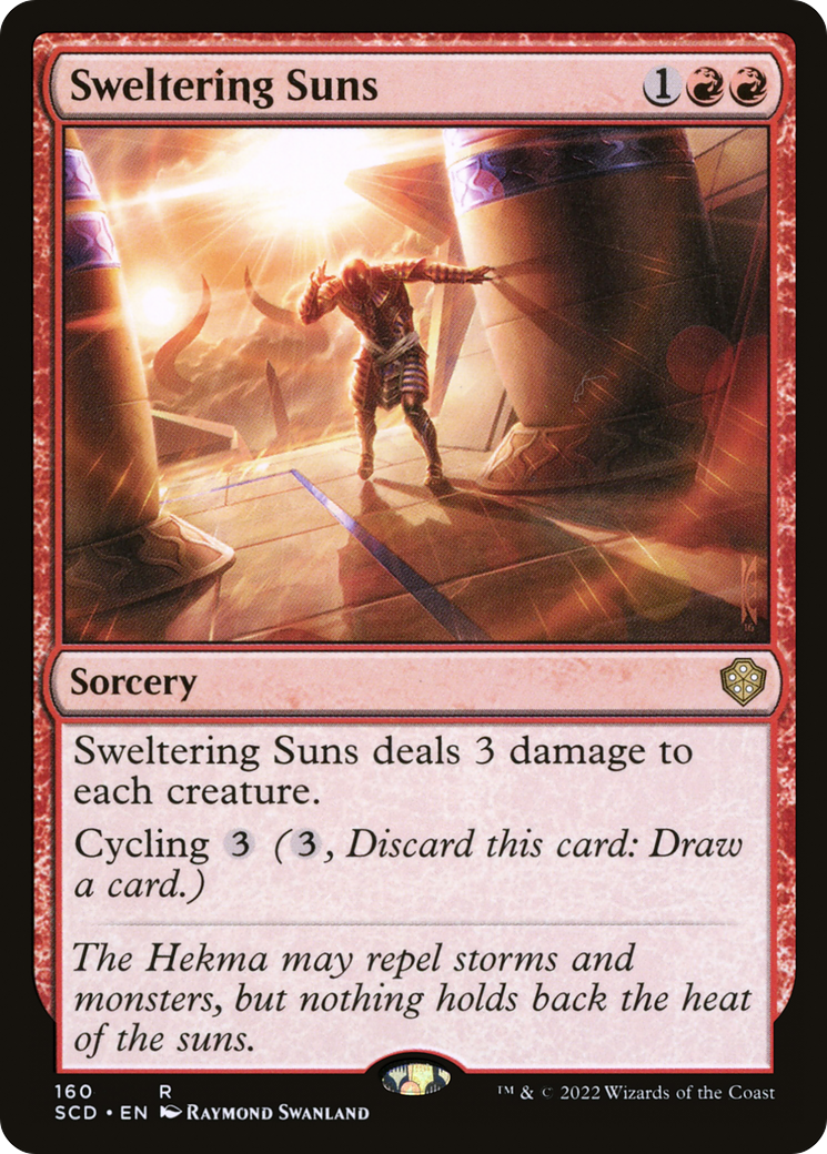 Sweltering Suns [Starter Commander Decks] | Pegasus Games WI