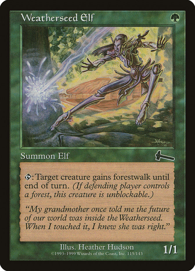 Weatherseed Elf [Urza's Legacy] | Pegasus Games WI