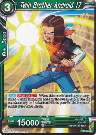 Twin Brother Android 17 [BT2-089] | Pegasus Games WI
