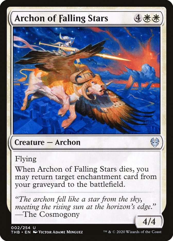 Archon of Falling Stars [Theros Beyond Death] | Pegasus Games WI