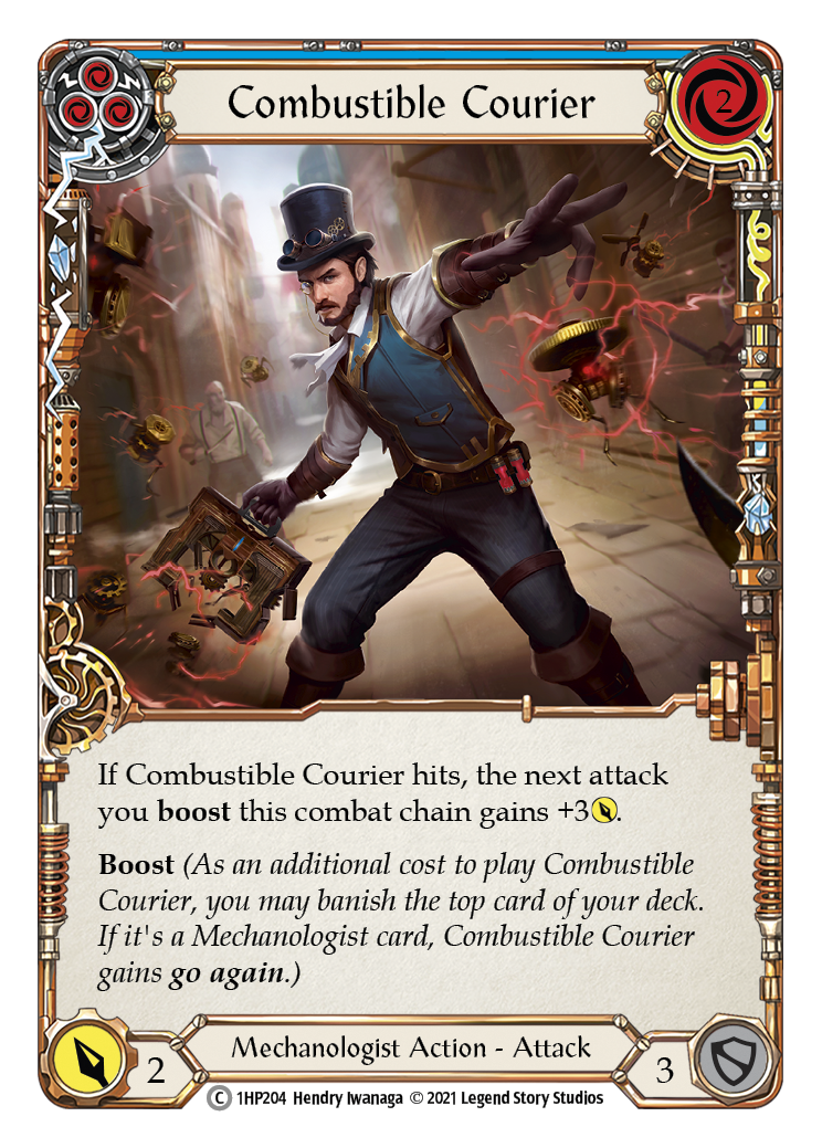 Combustible Courier (Blue) [1HP204] | Pegasus Games WI