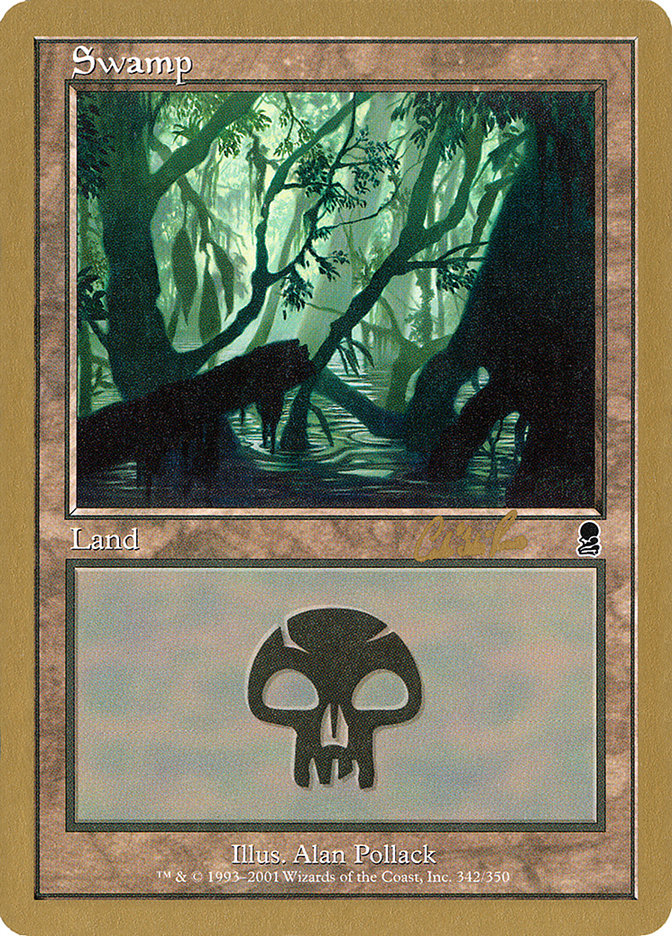 Swamp (cr342) (Carlos Romao) [World Championship Decks 2002] | Pegasus Games WI