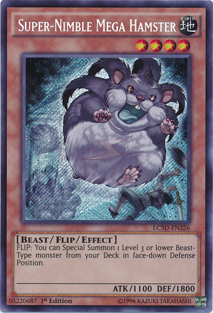 Super-Nimble Mega Hamster [LC5D-EN226] Secret Rare | Pegasus Games WI