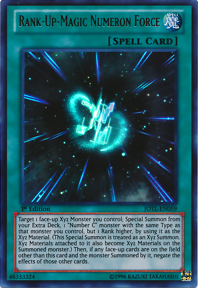 Rank-Up-Magic Numeron Force [JOTL-EN059] Ultra Rare | Pegasus Games WI