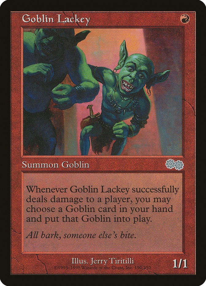 Goblin Lackey [Urza's Saga] | Pegasus Games WI