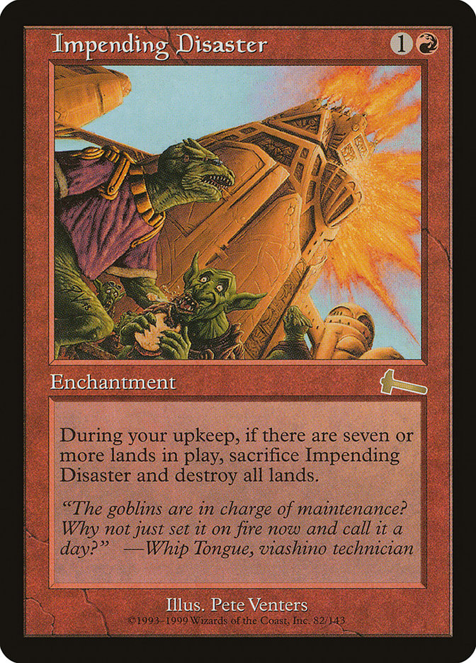 Impending Disaster [Urza's Legacy] | Pegasus Games WI