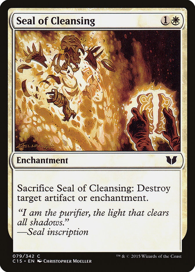 Seal of Cleansing [Commander 2015] | Pegasus Games WI