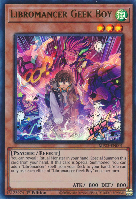 Libromancer Geek Boy [MP23-EN001] Ultra Rare | Pegasus Games WI