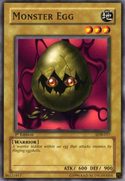 Monster Egg [LOB-017] Common | Pegasus Games WI
