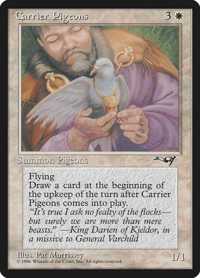 Carrier Pigeons (Holding Pigeon) [Alliances] | Pegasus Games WI