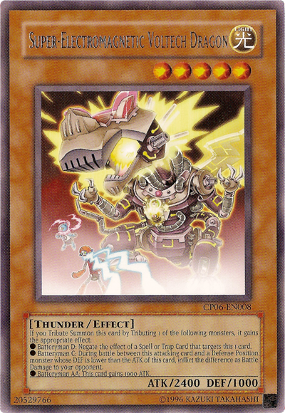 Super-Electromagnetic Voltech Dragon [CP06-EN008] Rare | Pegasus Games WI