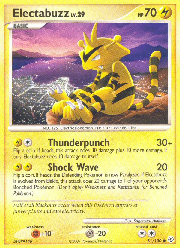 Electabuzz (81/130) [Diamond & Pearl: Base Set] | Pegasus Games WI