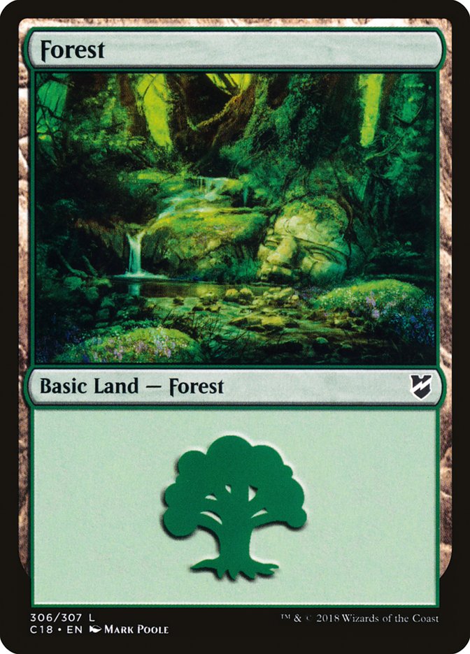 Forest (306) [Commander 2018] | Pegasus Games WI