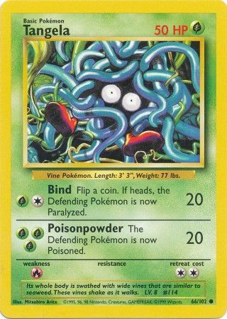 Tangela (66/102) [Base Set Unlimited] | Pegasus Games WI