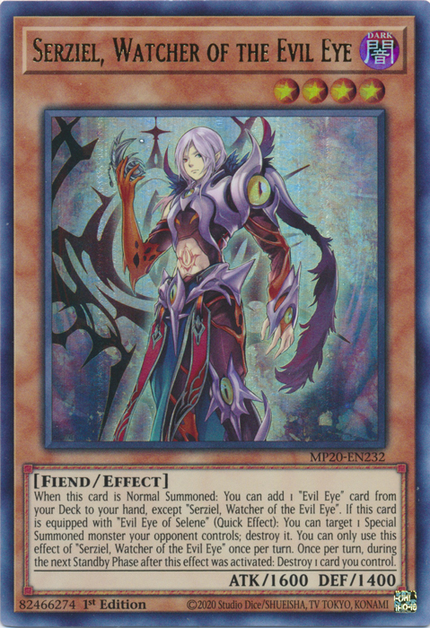 Serziel, Watcher of the Evil Eye [MP20-EN232] Ultra Rare | Pegasus Games WI