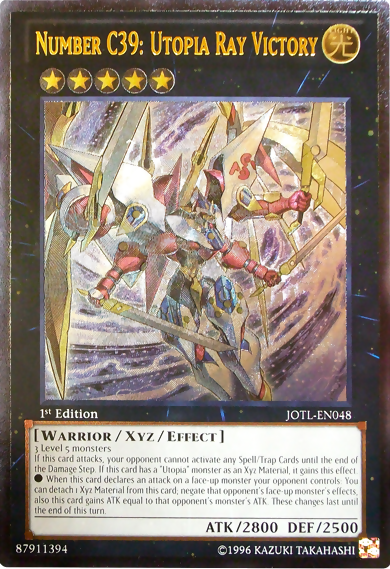 Number C39: Utopia Ray Victory (UTR) [JOTL-EN048] Ultimate Rare | Pegasus Games WI