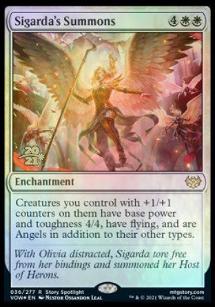 Sigarda's Summons [Innistrad: Crimson Vow Prerelease Promos] | Pegasus Games WI