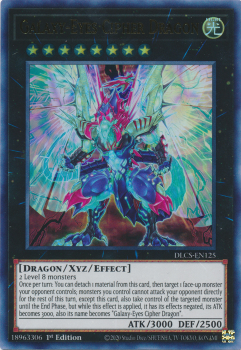 Galaxy-Eyes Cipher Dragon [DLCS-EN125] Ultra Rare | Pegasus Games WI