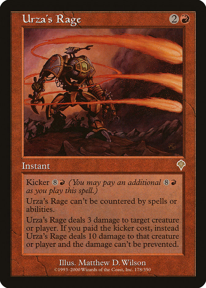 Urza's Rage [Invasion] | Pegasus Games WI