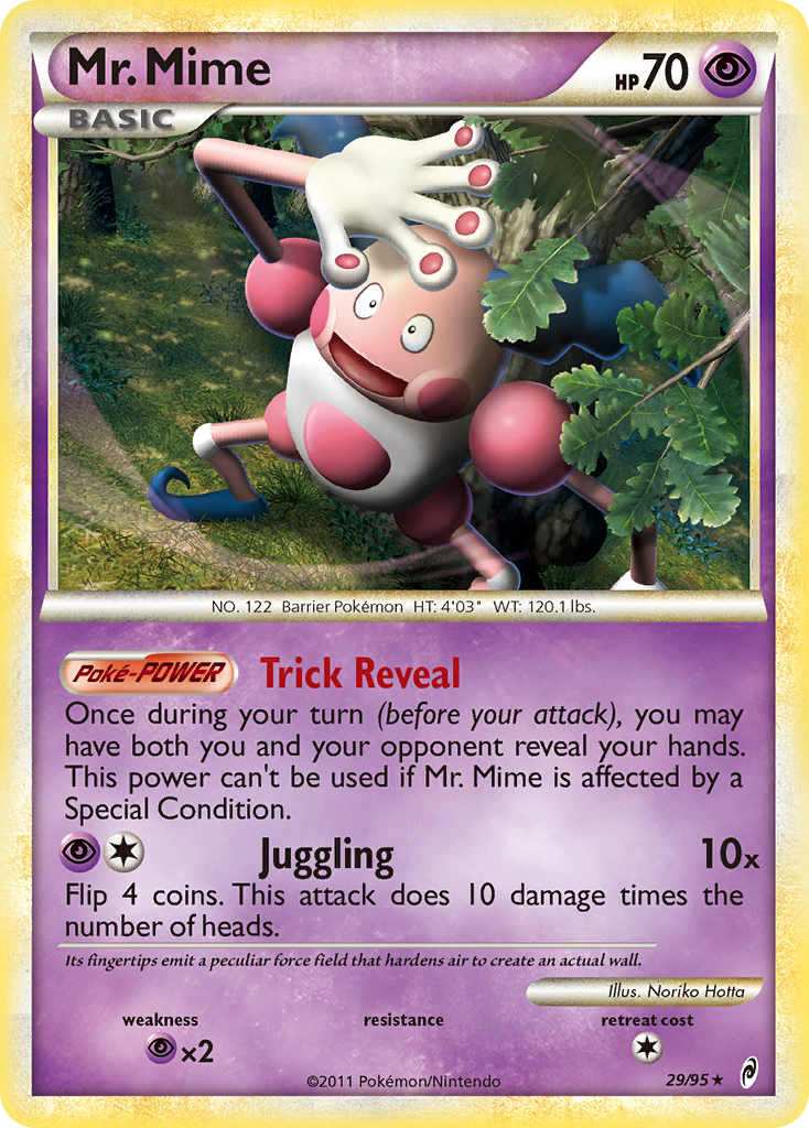 Mr. Mime (29/95) [HeartGold & SoulSilver: Call of Legends] | Pegasus Games WI