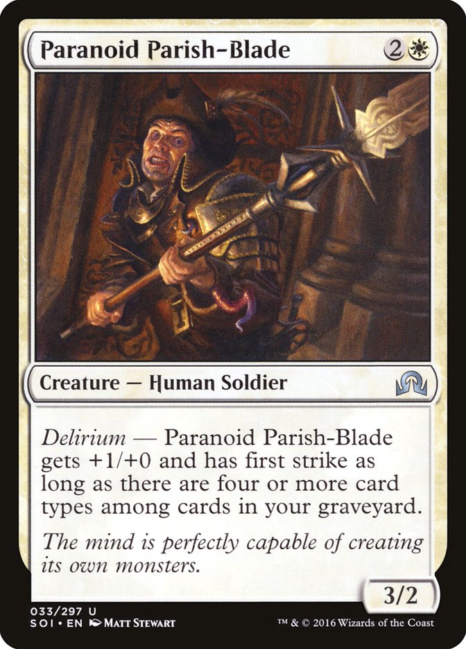 Paranoid Parish-Blade [Shadows over Innistrad] | Pegasus Games WI