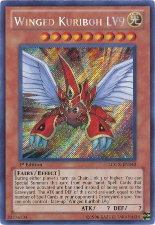 Winged Kuriboh LV9 [LCGX-EN043] Secret Rare | Pegasus Games WI