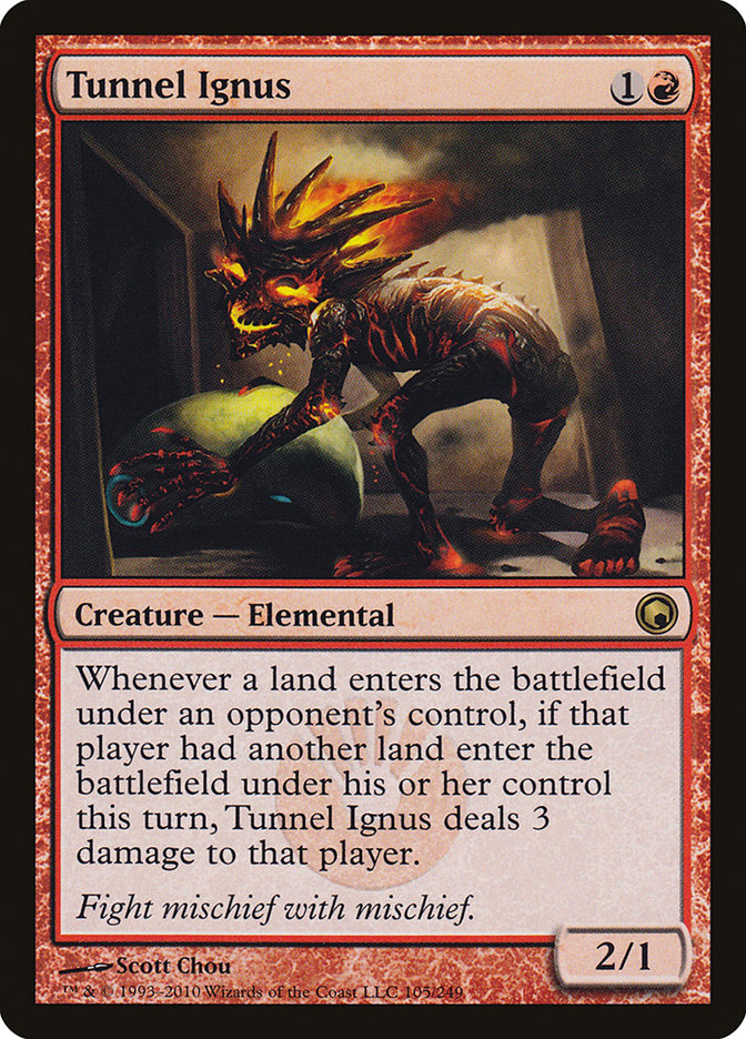 Tunnel Ignus [Scars of Mirrodin] | Pegasus Games WI