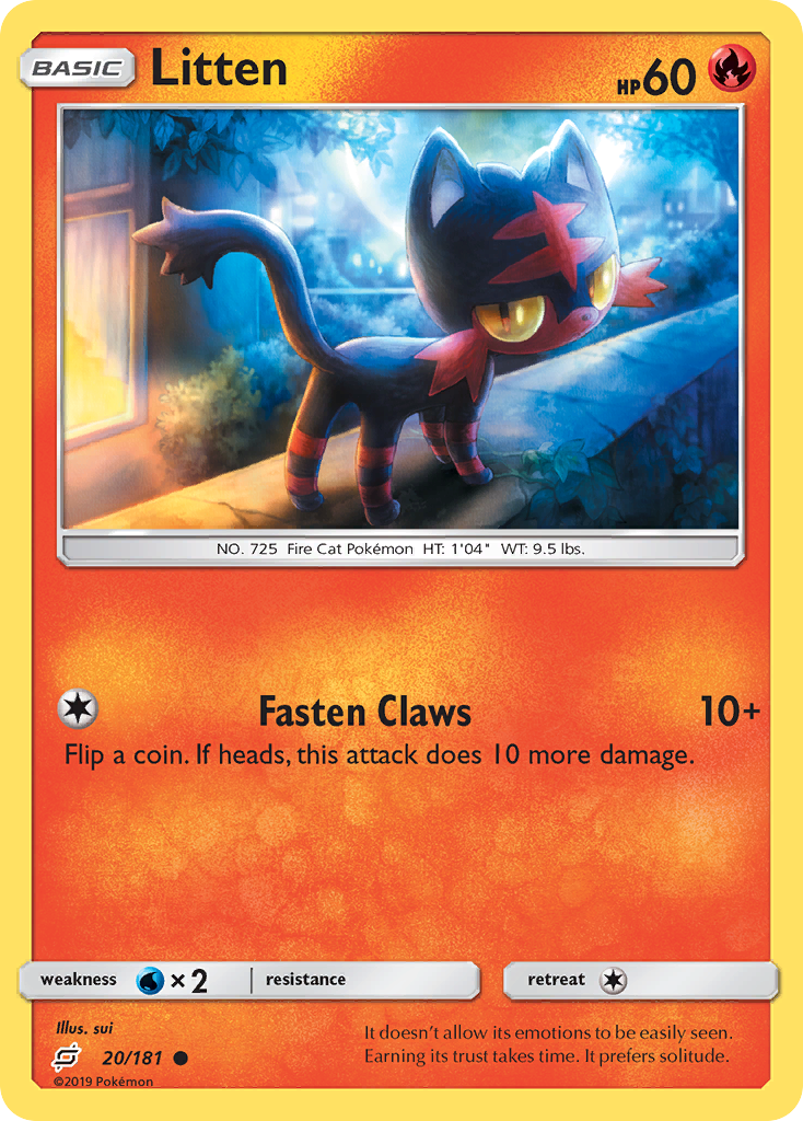 Litten (20/181) [Sun & Moon: Team Up] | Pegasus Games WI