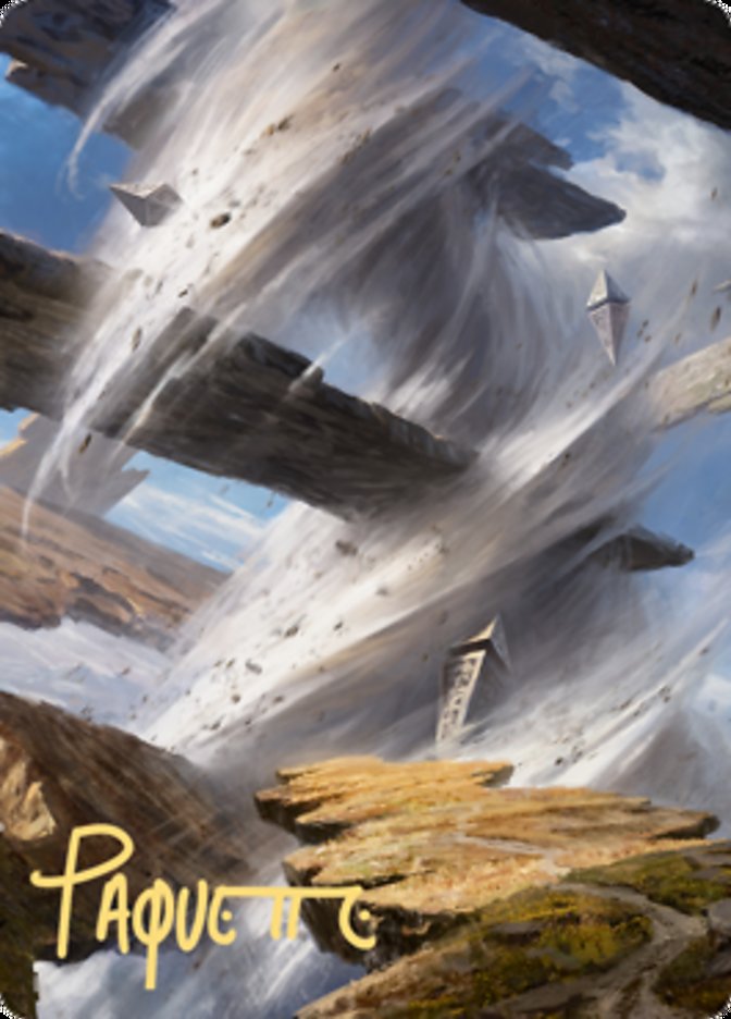 Plains 2 Art Card (Gold-Stamped Signature) [Zendikar Rising Art Series] | Pegasus Games WI