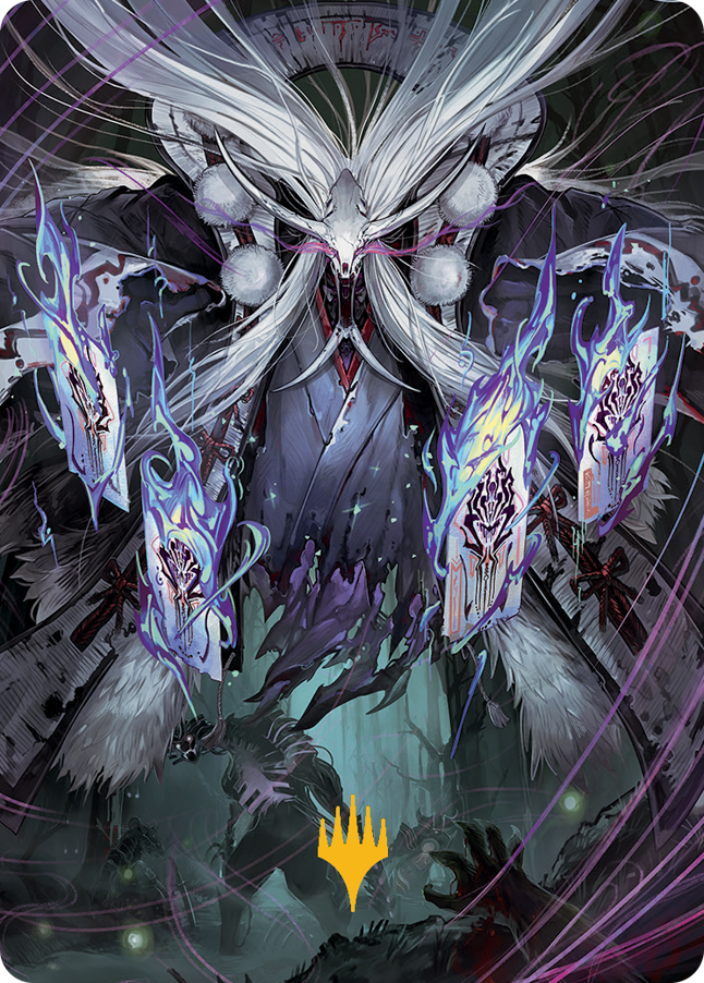 Horobi, Death's Wail Art Card (Gold-Stamped Signature) [March of the Machine Art Series] | Pegasus Games WI