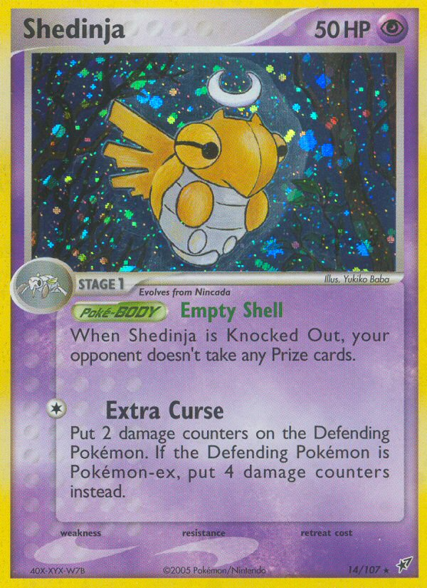 Shedinja (14/107) [EX: Deoxys] | Pegasus Games WI