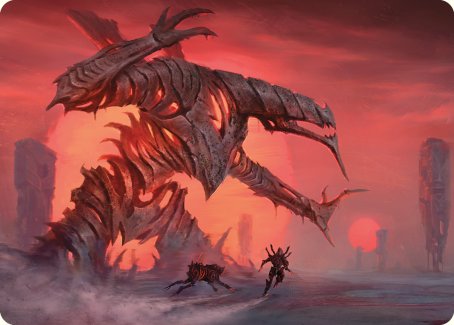 Red Sun's Zenith Art Card [Phyrexia: All Will Be One Art Series] | Pegasus Games WI