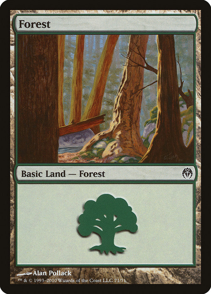 Forest (71) [Duel Decks: Phyrexia vs. the Coalition] | Pegasus Games WI