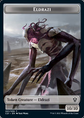 Eldrazi // Champion of Wits Double-Sided Token [Commander 2021 Tokens] | Pegasus Games WI