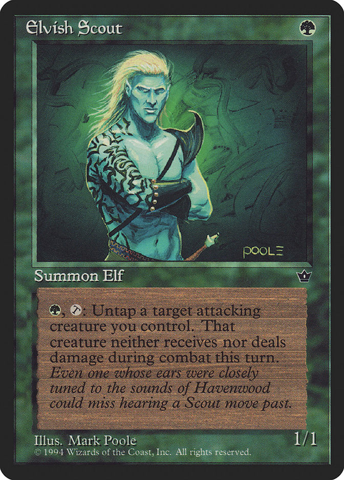 Elvish Scout (Mark Poole) [Fallen Empires] | Pegasus Games WI