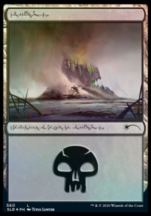 Swamp (Phyrexian) (560) [Secret Lair Drop Promos] | Pegasus Games WI