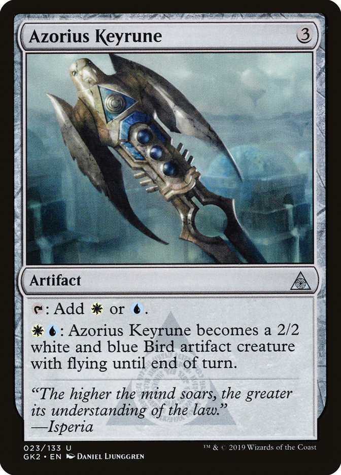 Azorius Keyrune [Ravnica Allegiance Guild Kit] | Pegasus Games WI